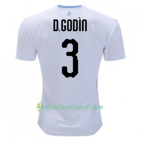 Jalkapallo Pelipaidat Uruguay D.Godin 3 World Cup 2018 Vieraspaita